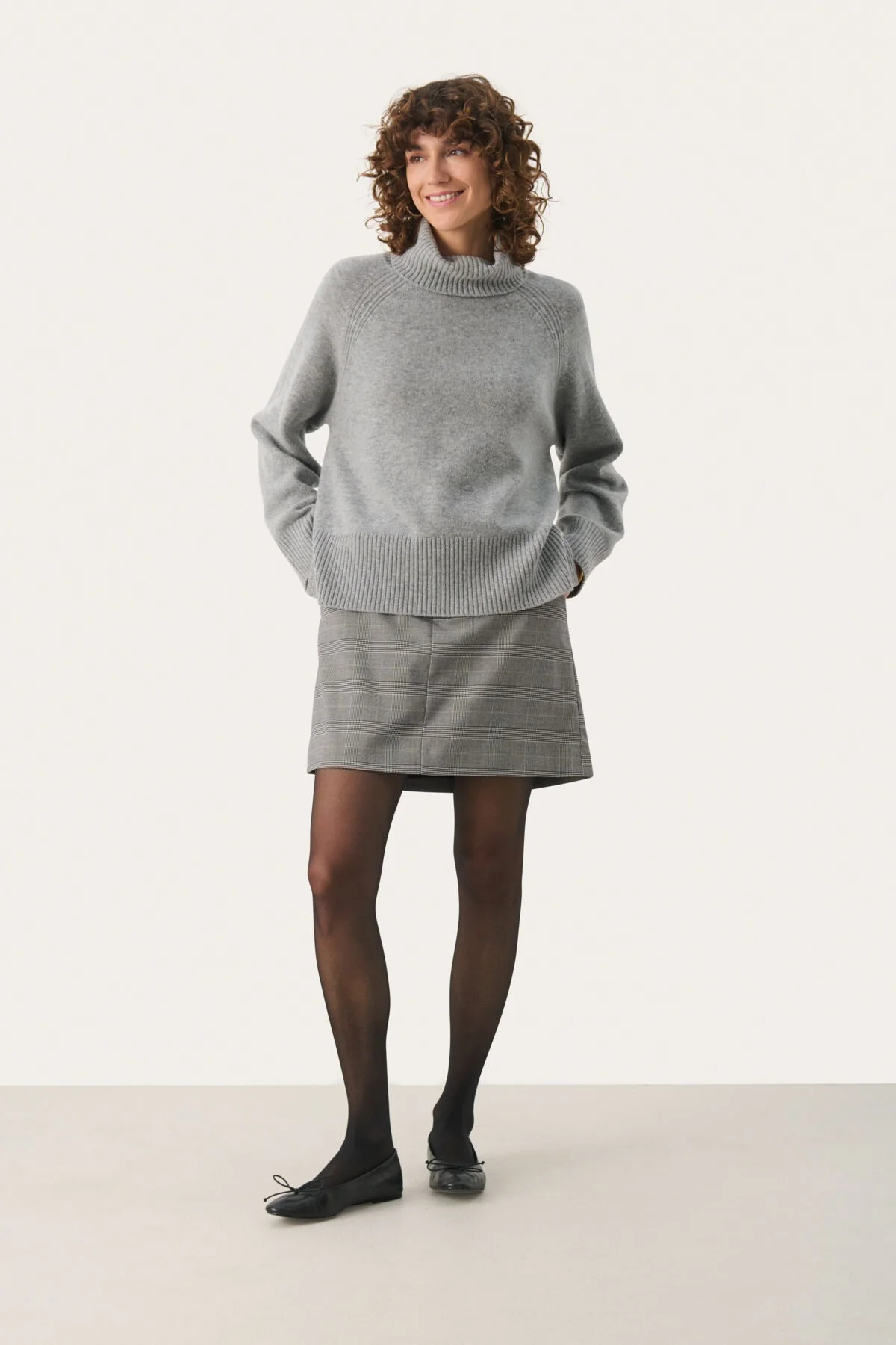 Leightonpw Pullover Medium Grey Melange - Image 10
