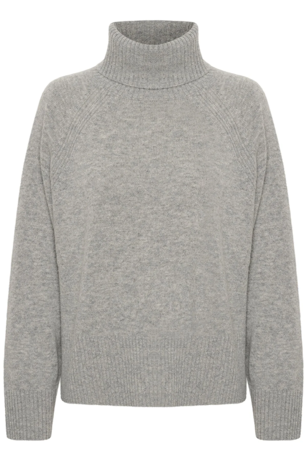 Leightonpw Pullover Medium Grey Melange - Image 2