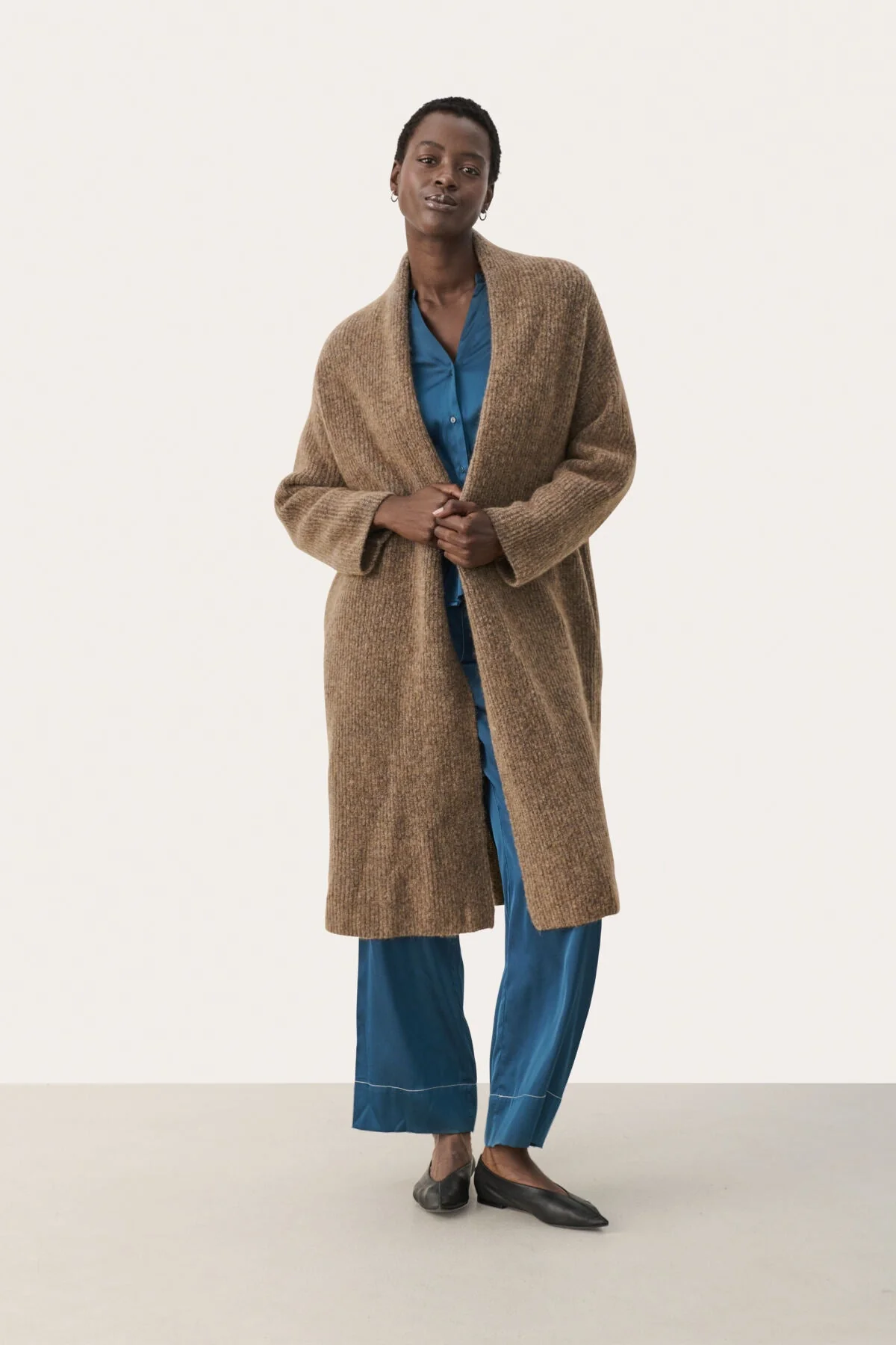 Lenemaipw Cardigan Mink Melange - Image 3