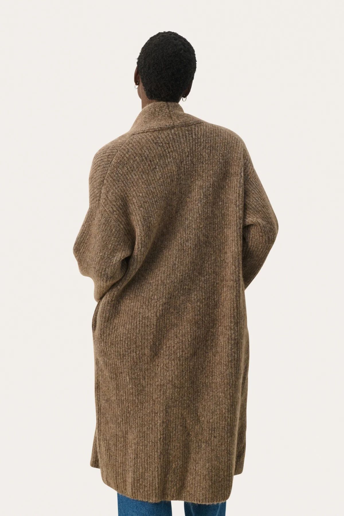 Lenemaipw Cardigan Mink Melange - Image 6