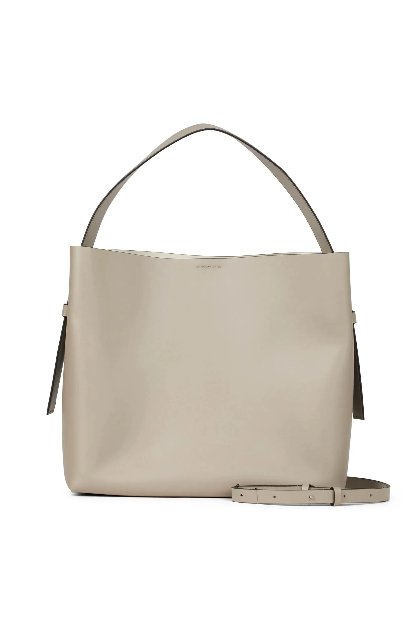 Leata Maxi Leather Bag Roasted Cashew