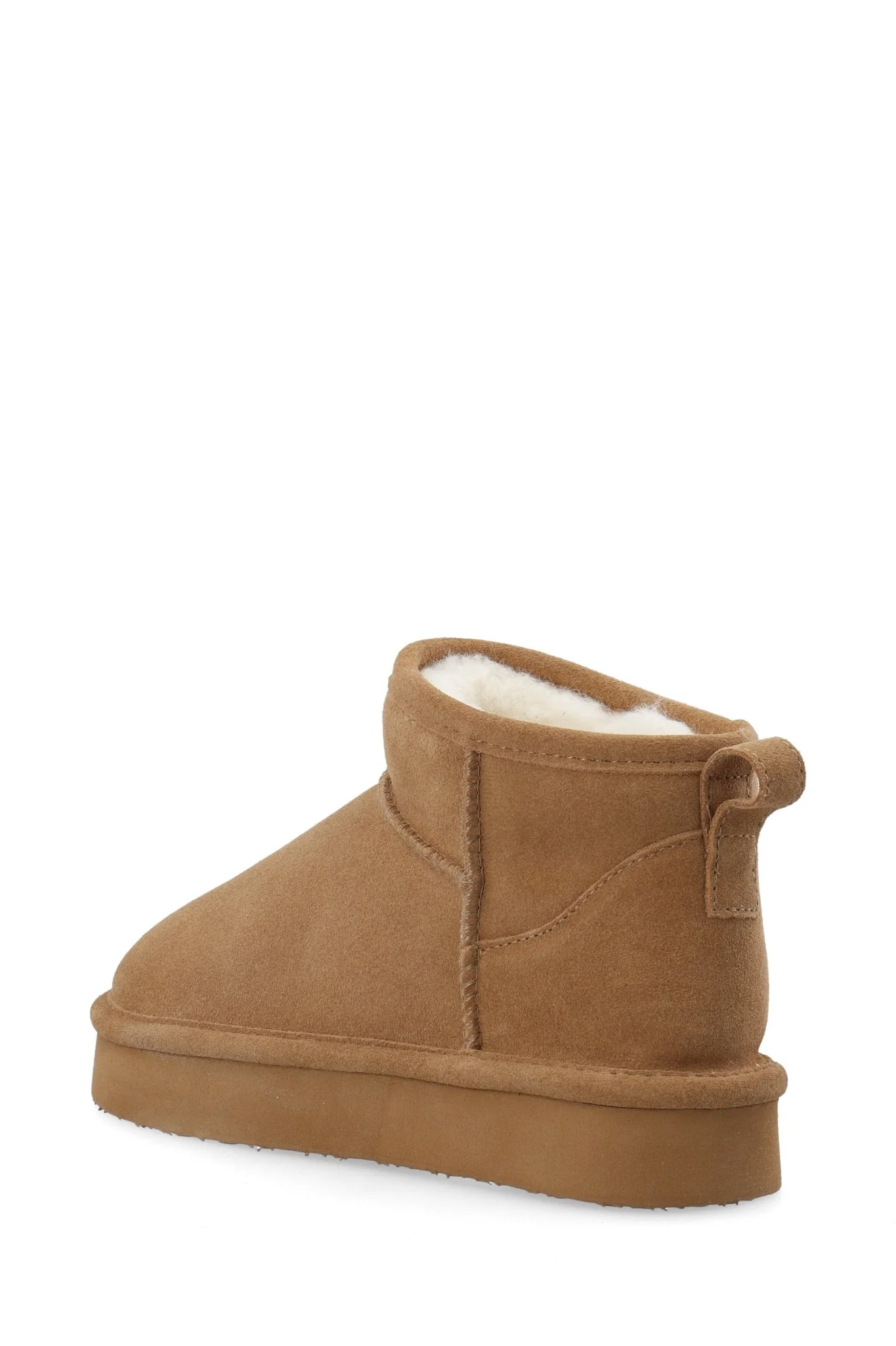 Biasnow Flatform Ankle Boot Suede Cognac - Image 3
