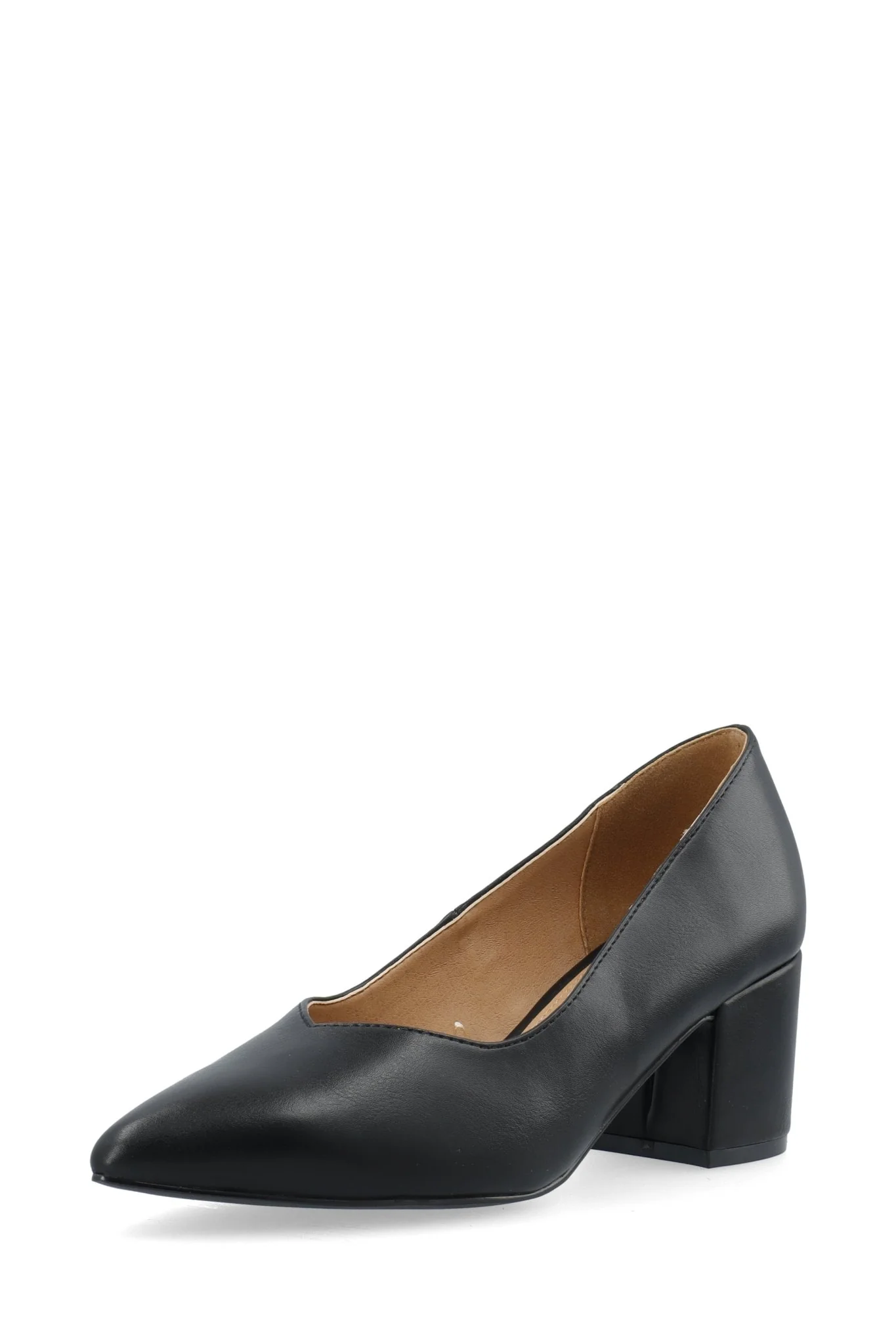 Biadevived V-Pump Smooth Faux Leather Black - Image 2