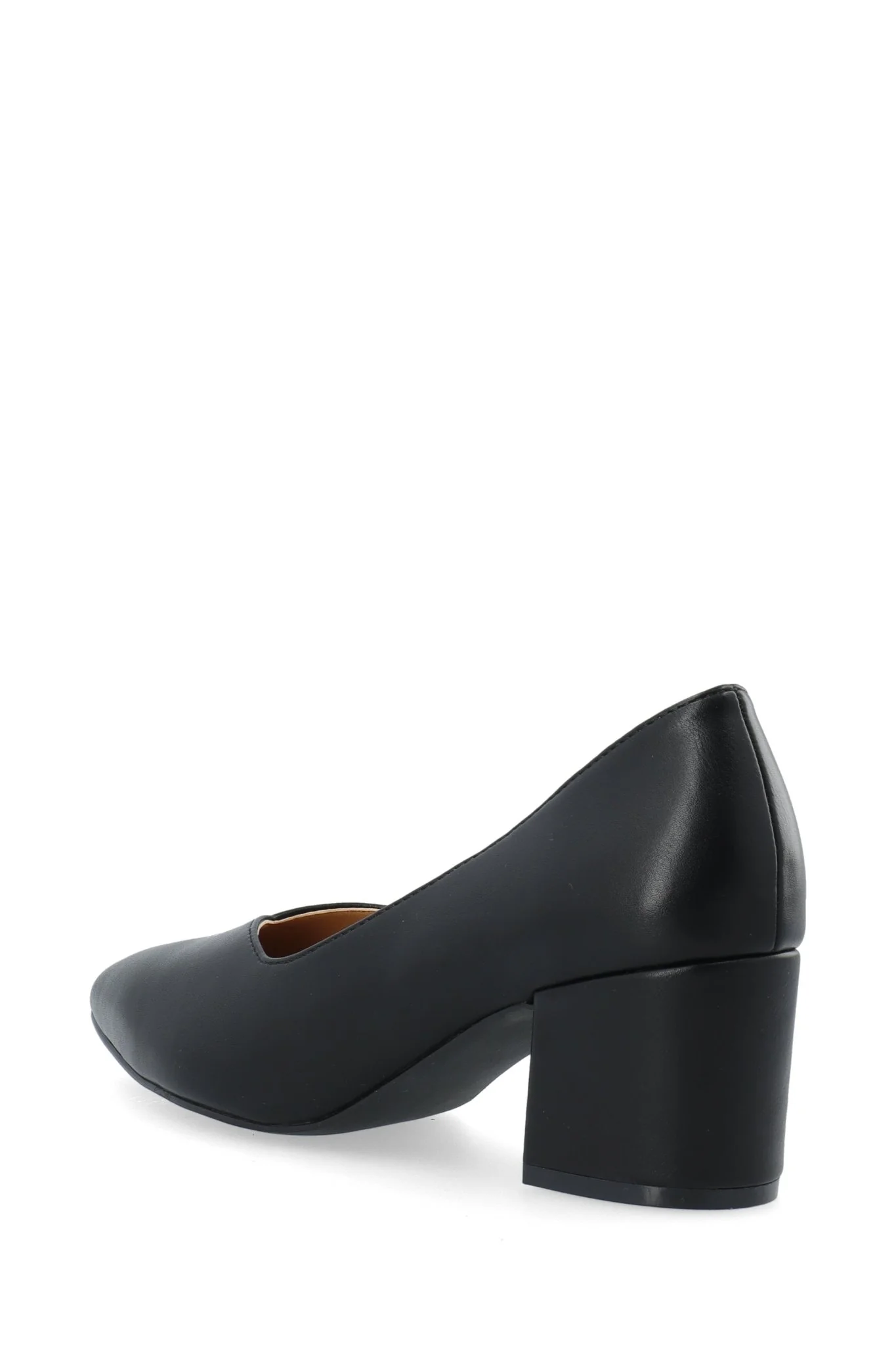 Biadevived V-Pump Smooth Faux Leather Black - Image 3