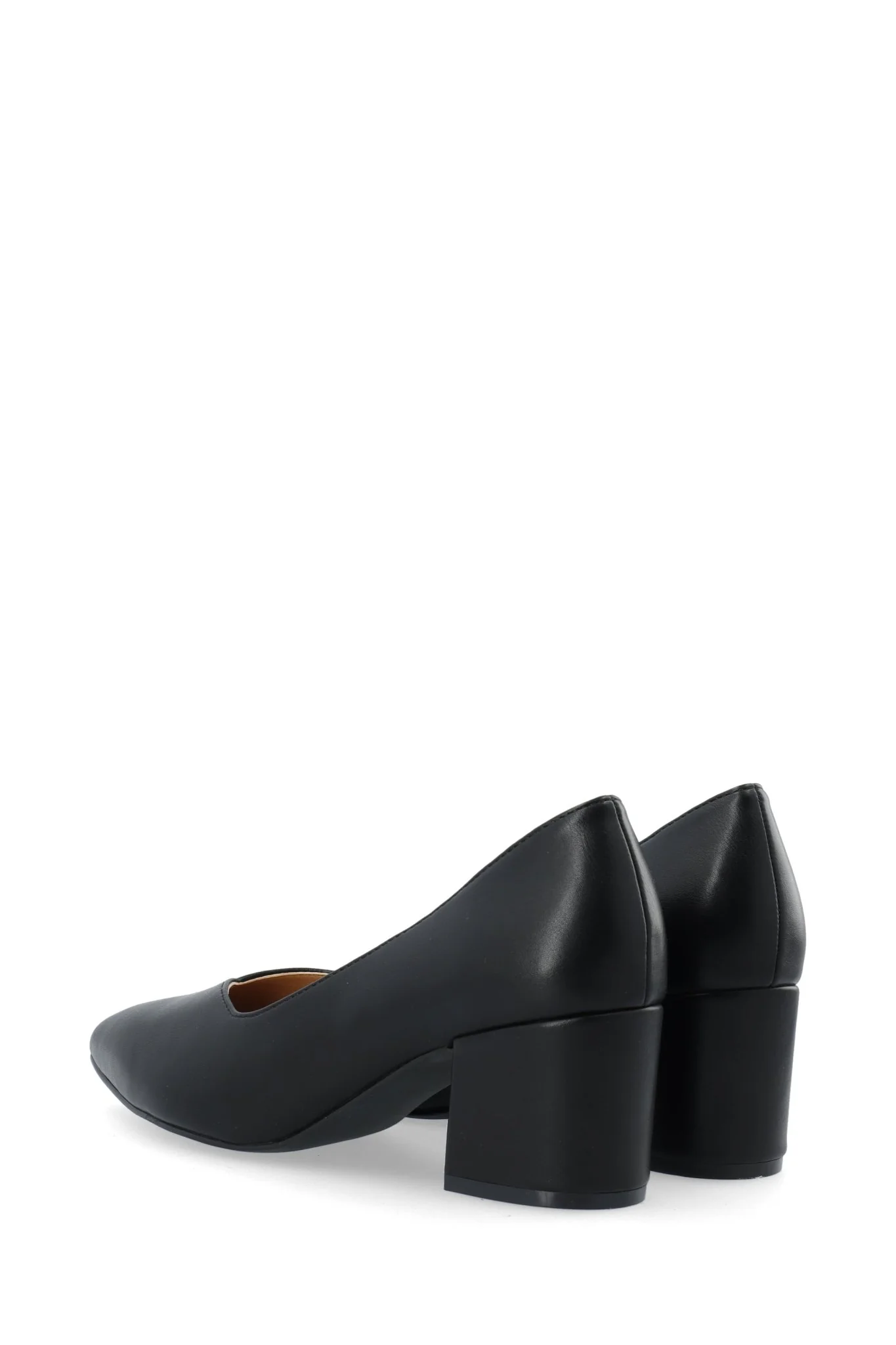 Biadevived V-Pump Smooth Faux Leather Black - Image 8