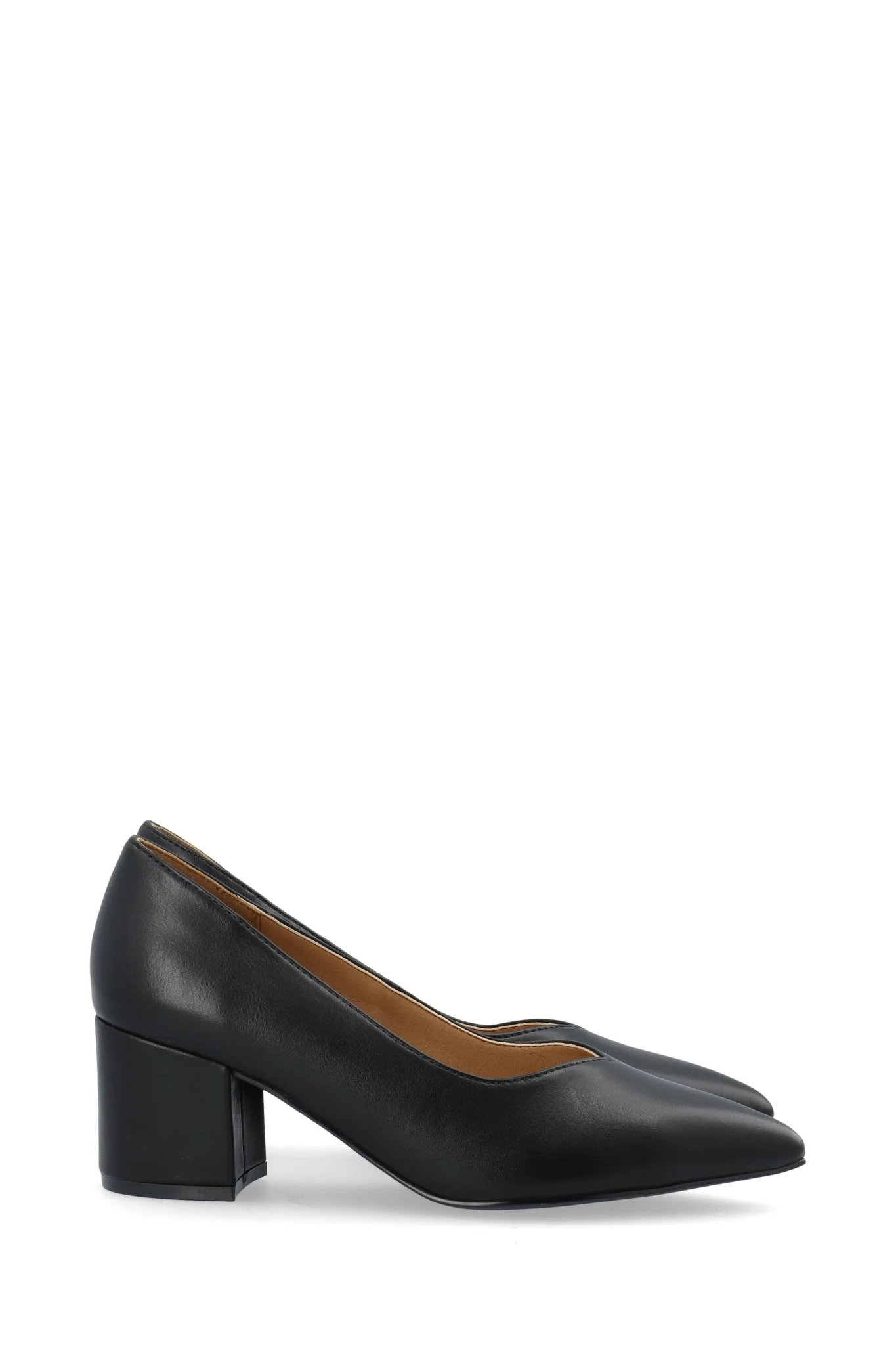 Biadevived V-Pump Smooth Faux Leather Black - Image 9