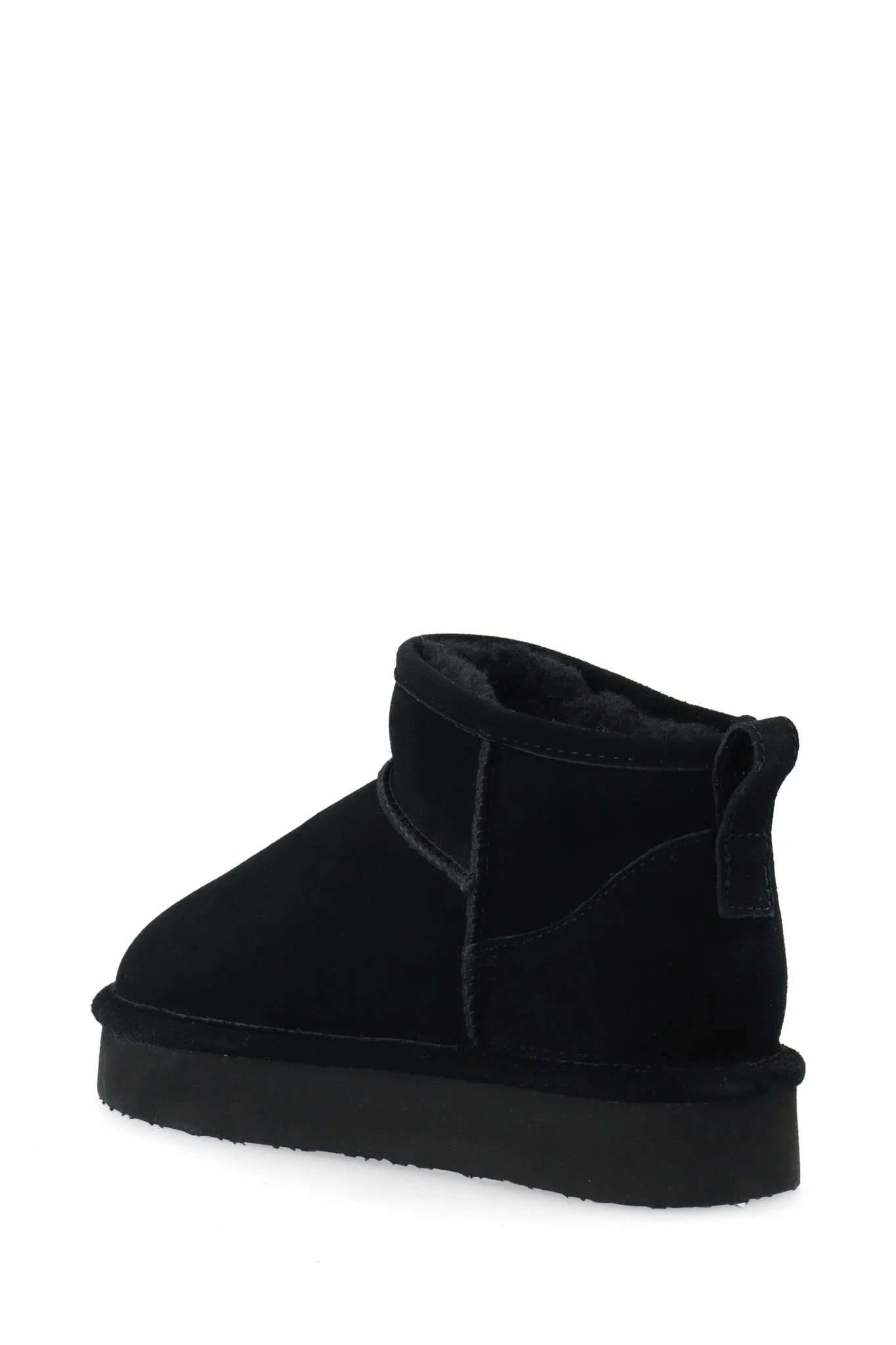 Biasnow Flatform Ankle Boot Suede Black - Image 3