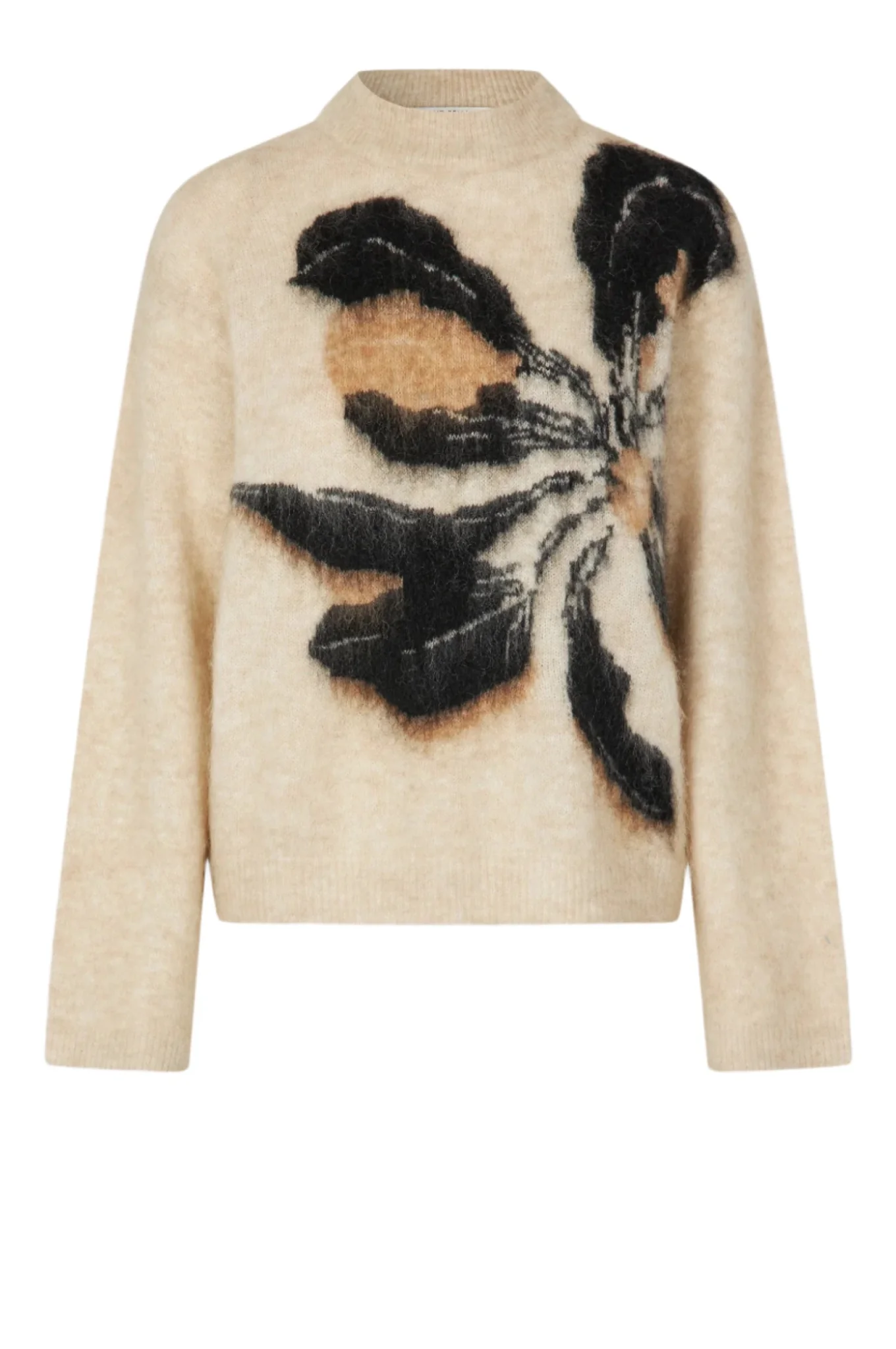 Botanic Knit O-Neck Brazilian Sand