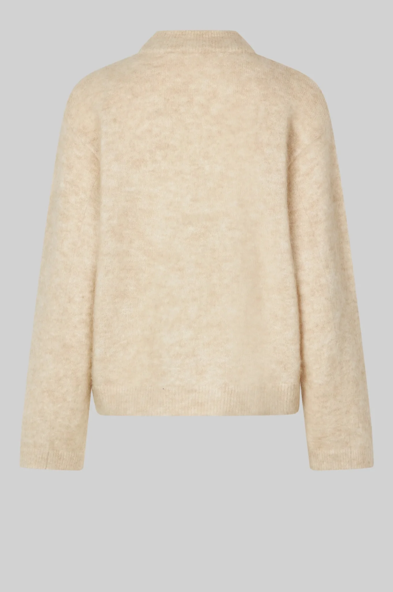 Botanic Knit O-Neck Brazilian Sand - Image 7