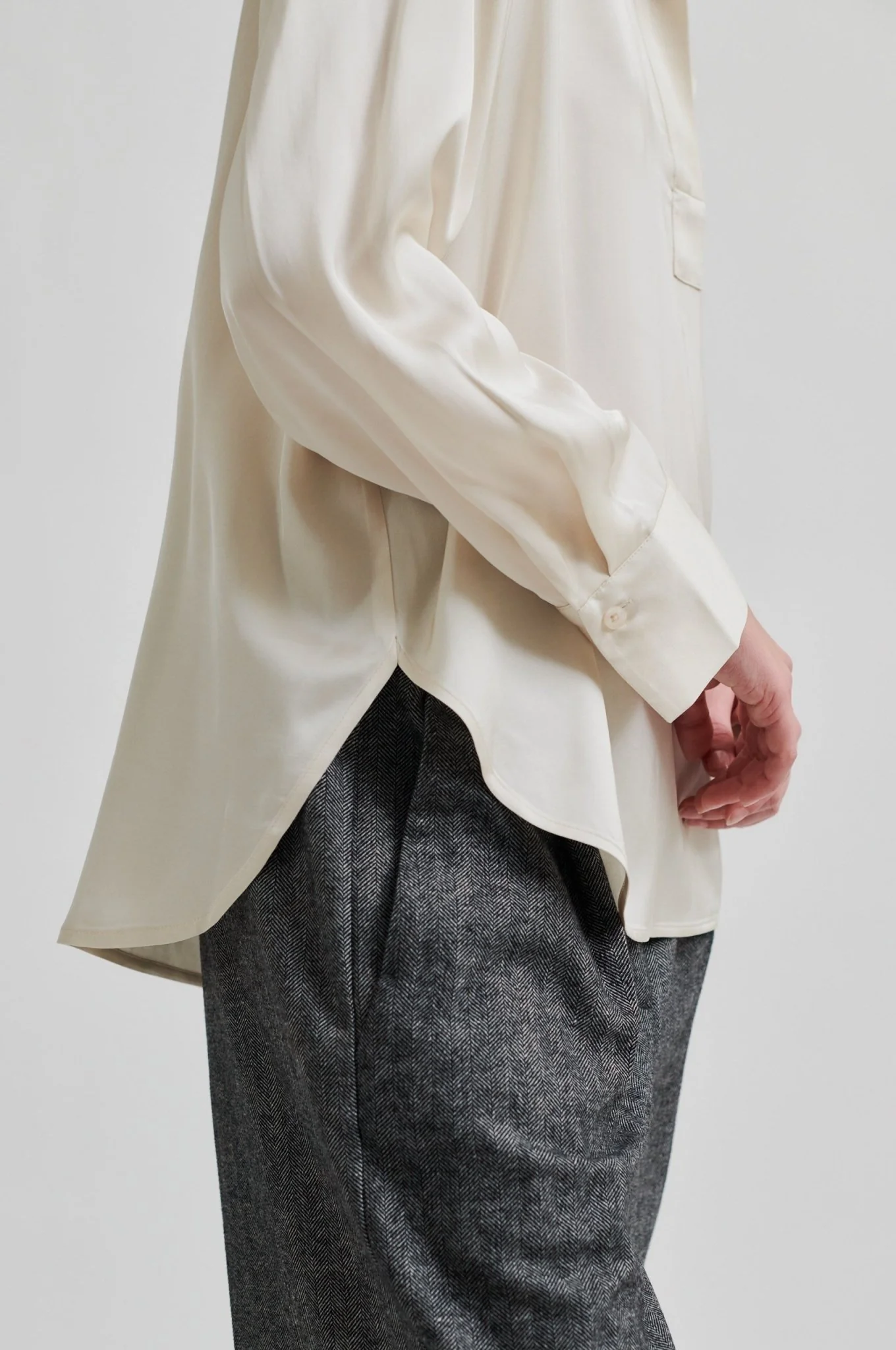 Bardi Ls Blouse Brazilian Sand - Image 4