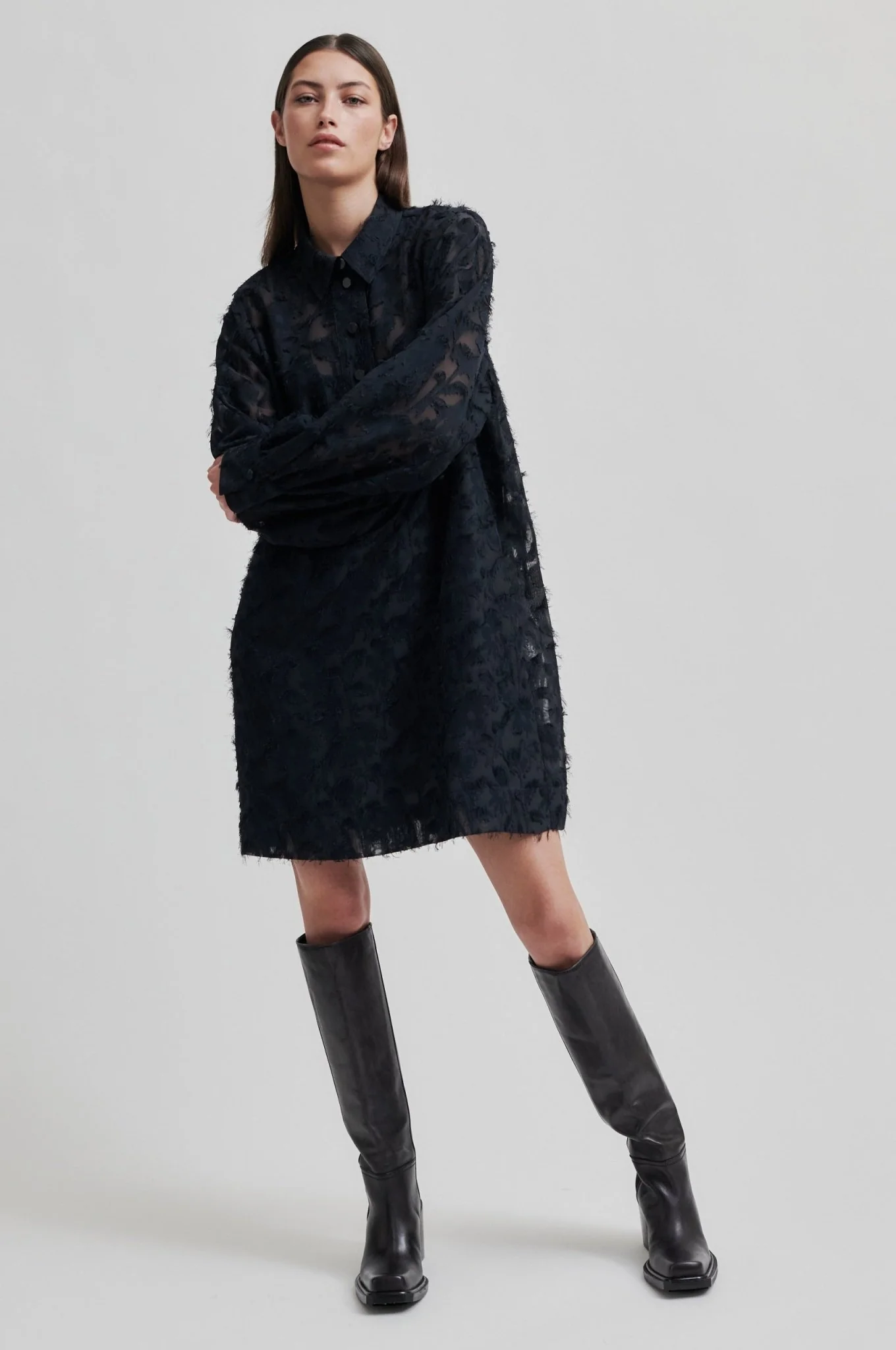 Carey Tunic Dress ku Vulcan - Image 3