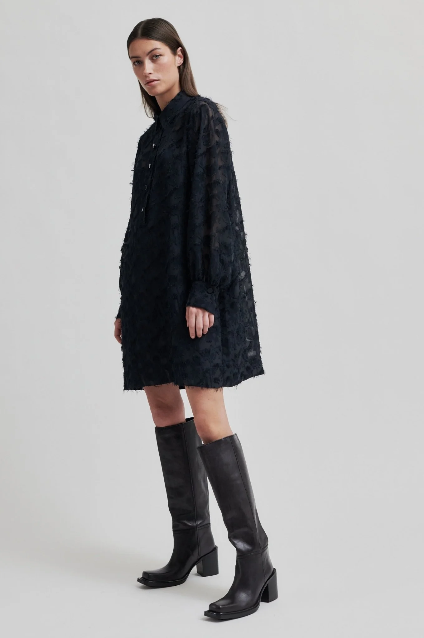 Carey Tunic Dress ku Vulcan - Image 4
