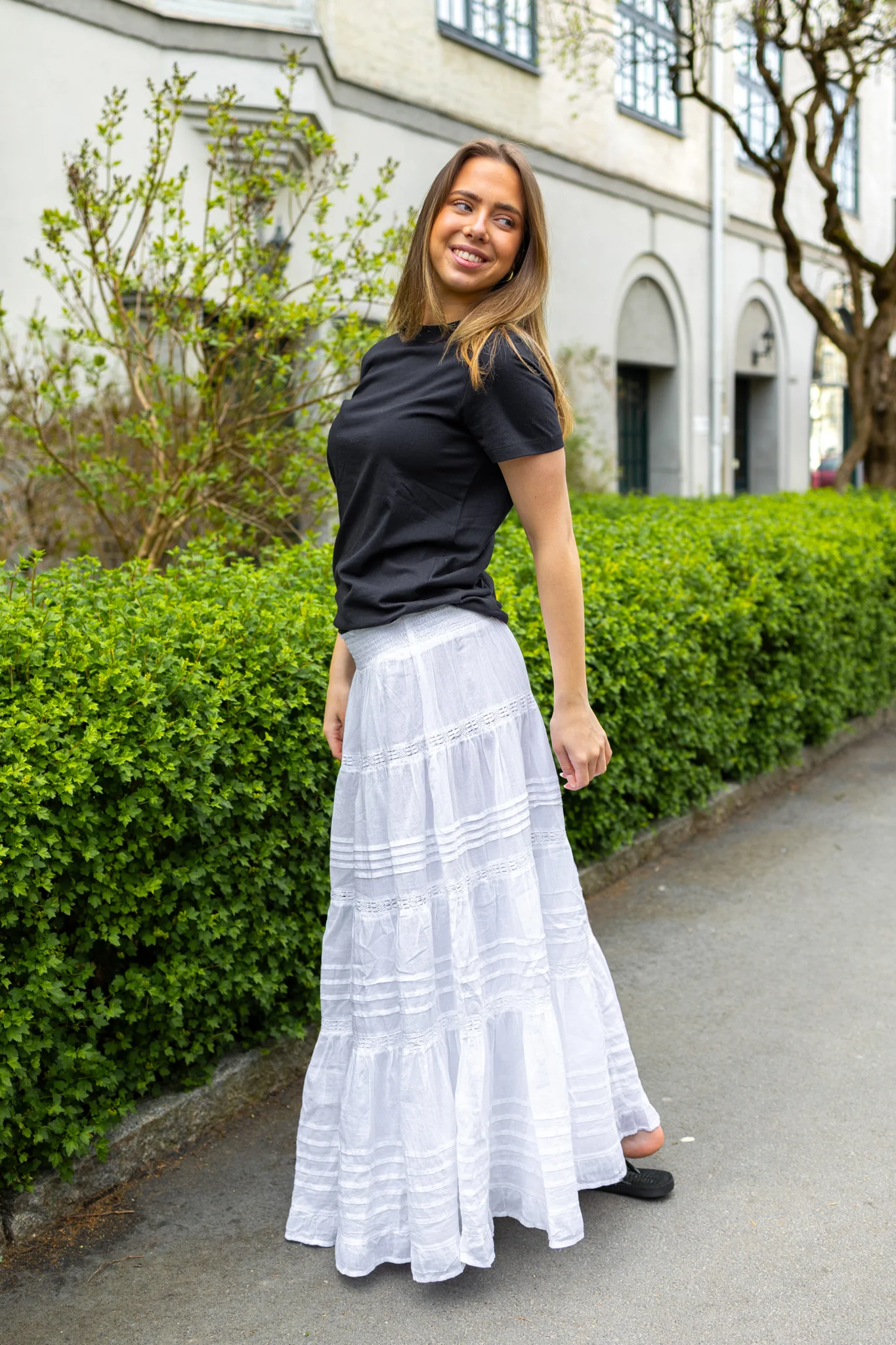 Felicia S Voile Skirt White - Image 3