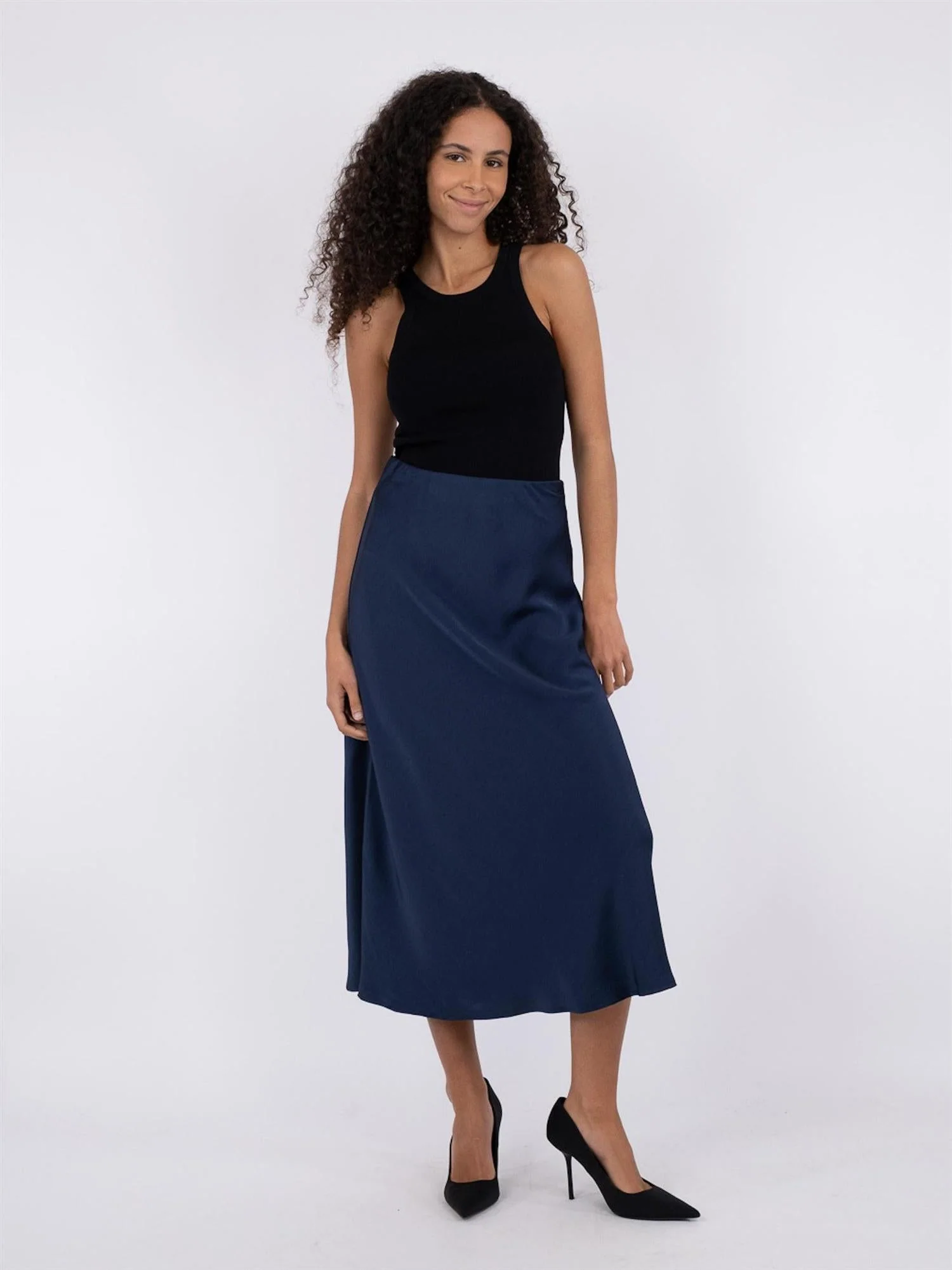 Bovary Skirt Navy - Image 2