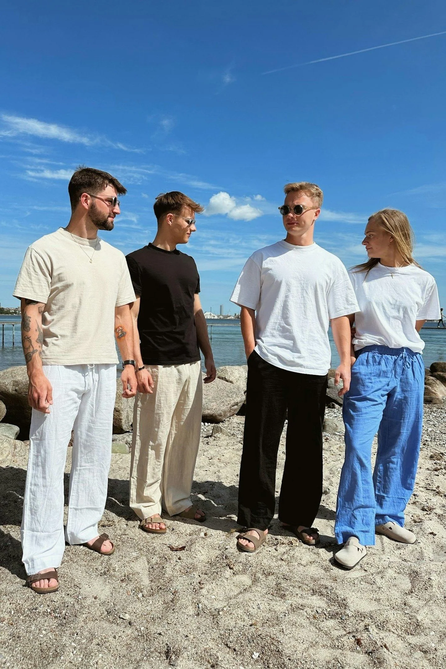 Sonar Linen Pants White - Image 11