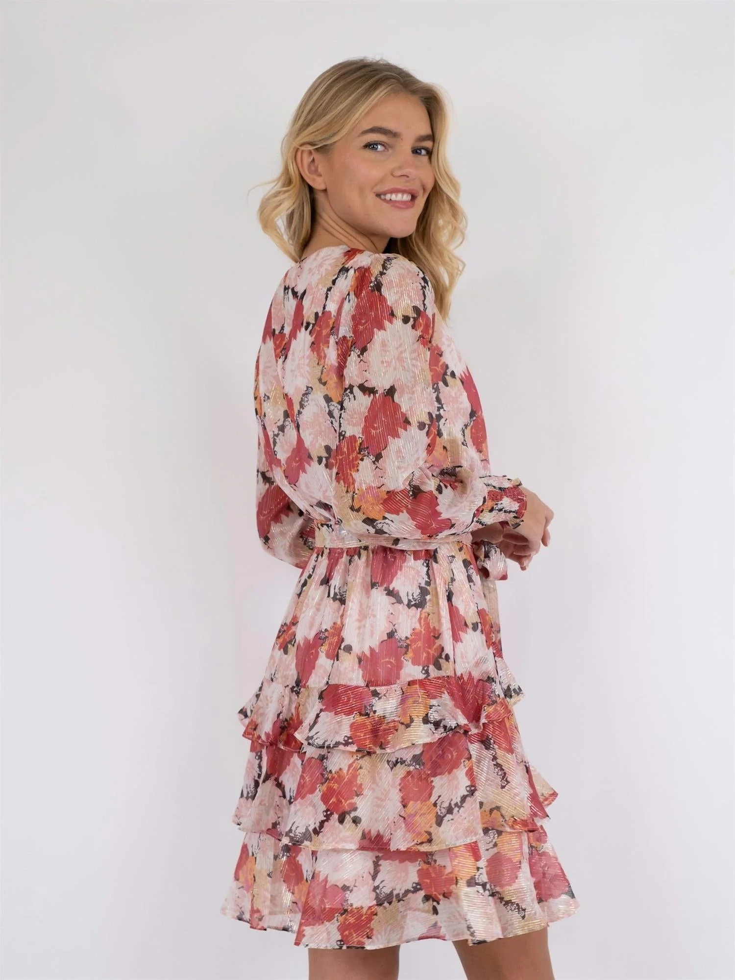 Dennie Maxi Flower Dress Pink - Image 5