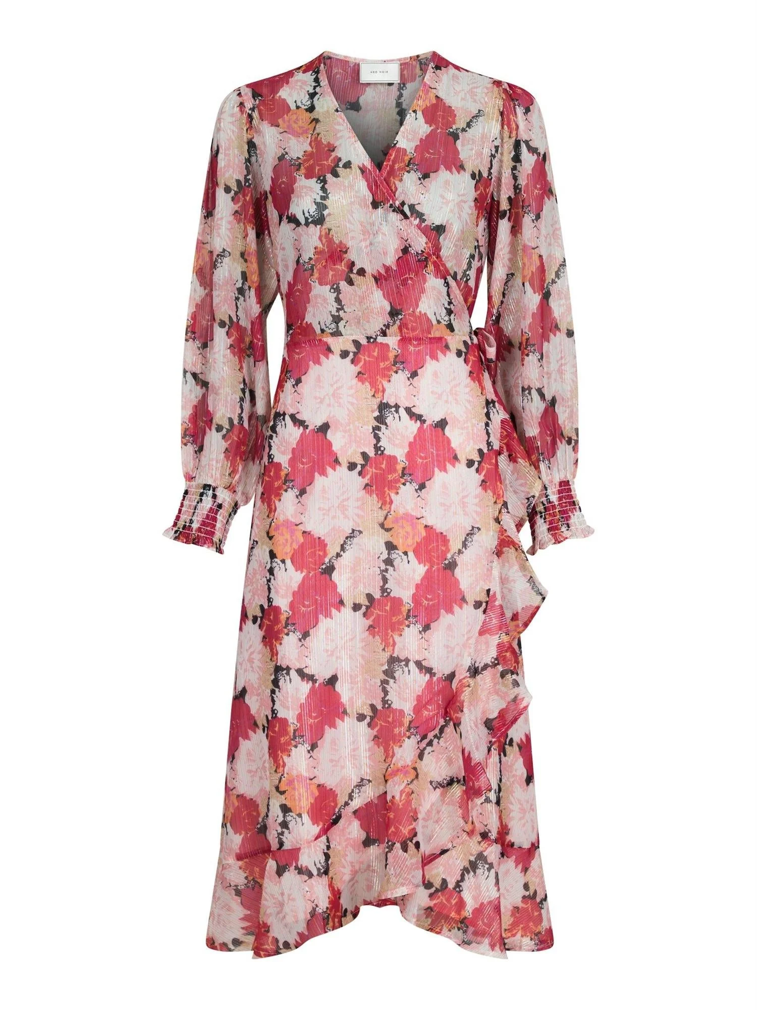 Eva Maxi Flower Dress Pink