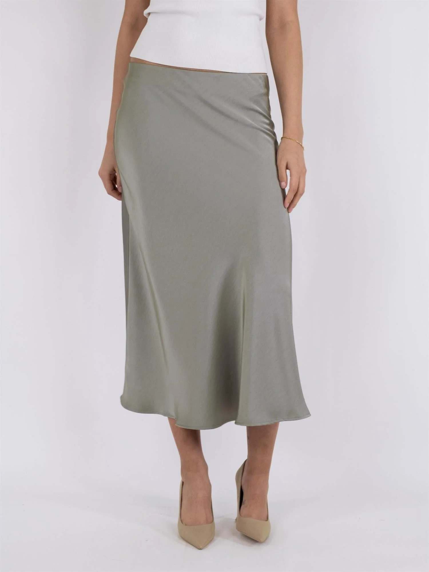 Bovary Skirt Smoke Green - Image 8