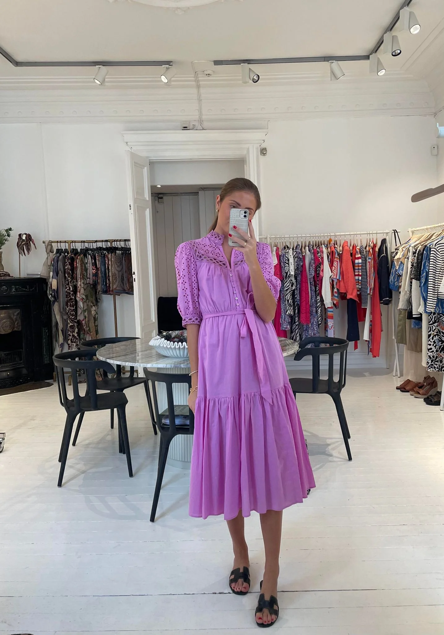 Carla Dress Mauve - Image 2