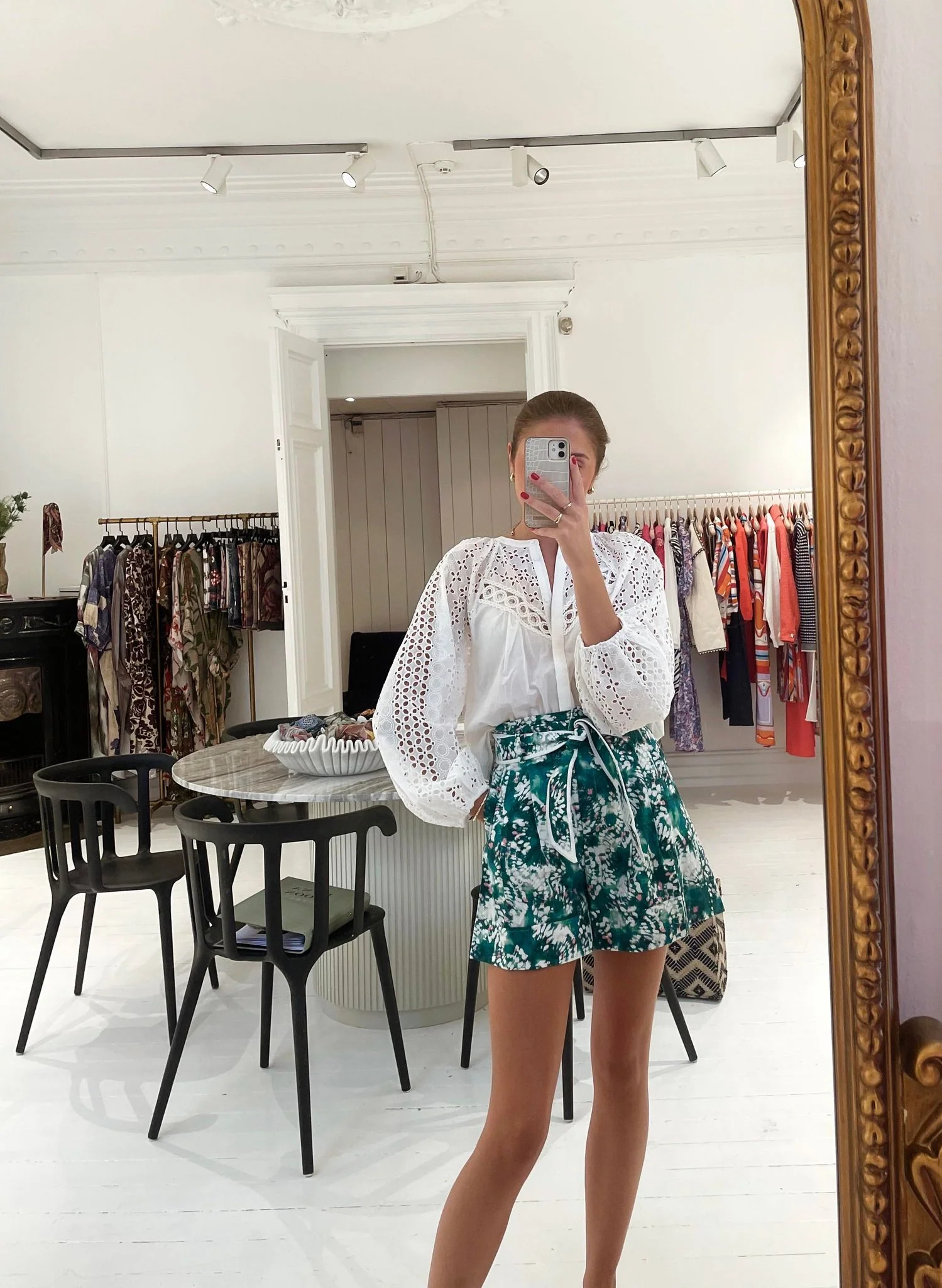 Lovely Blouse Blanc Casse
