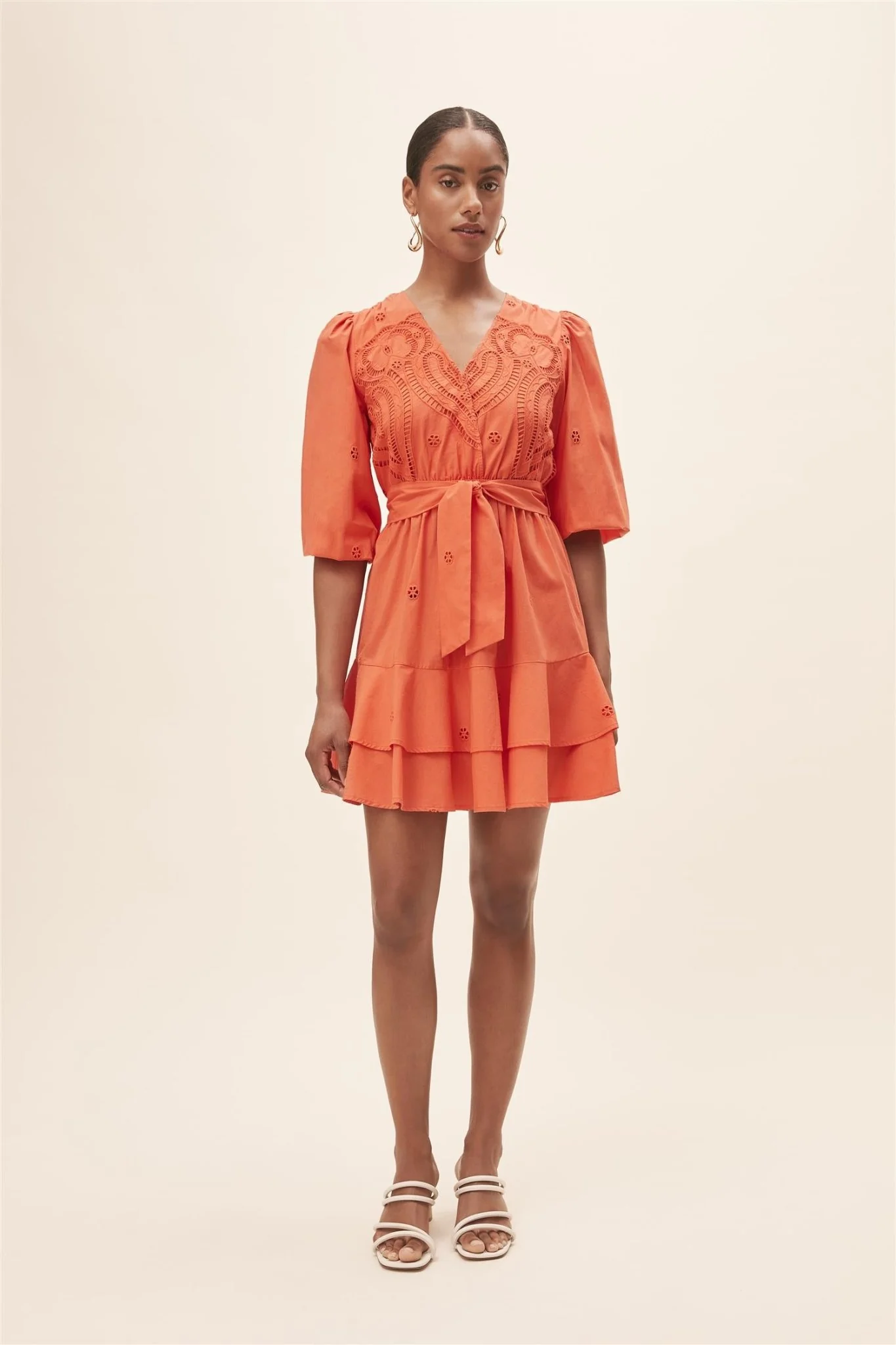 Cliff Dress Orange - Image 2