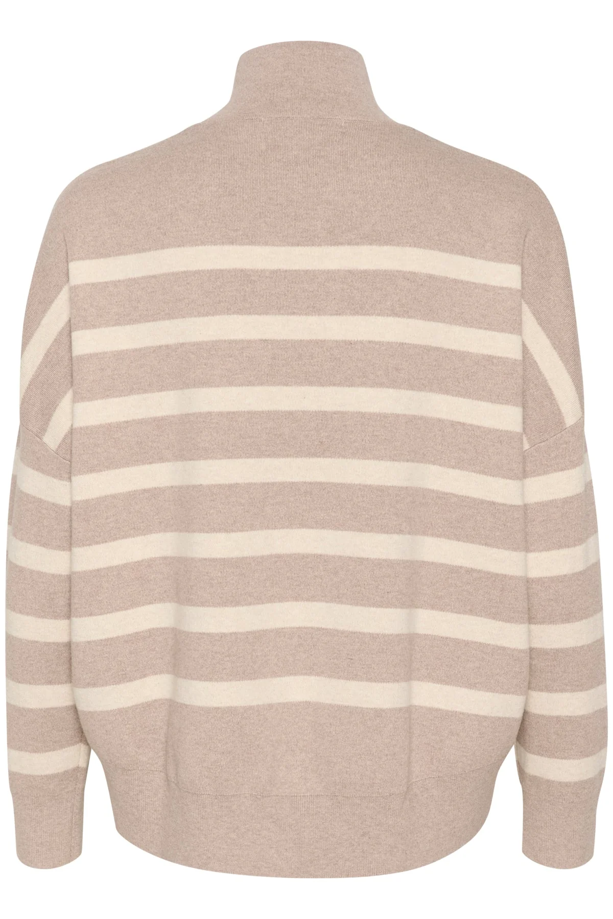 Tenleyiw Turtleneck Pullover Sandy Grey Melange/Haze - Image 6