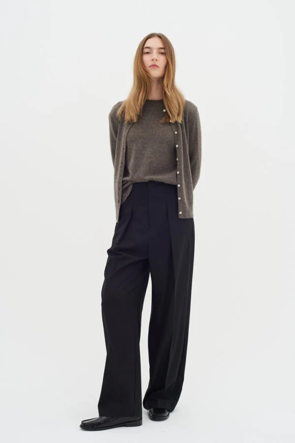 Lukkaiw Cardigan Brown Melange - Image 9