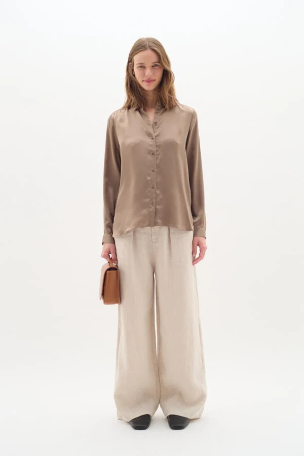 Leonore Shirt Premium Desert Taupe - Image 7