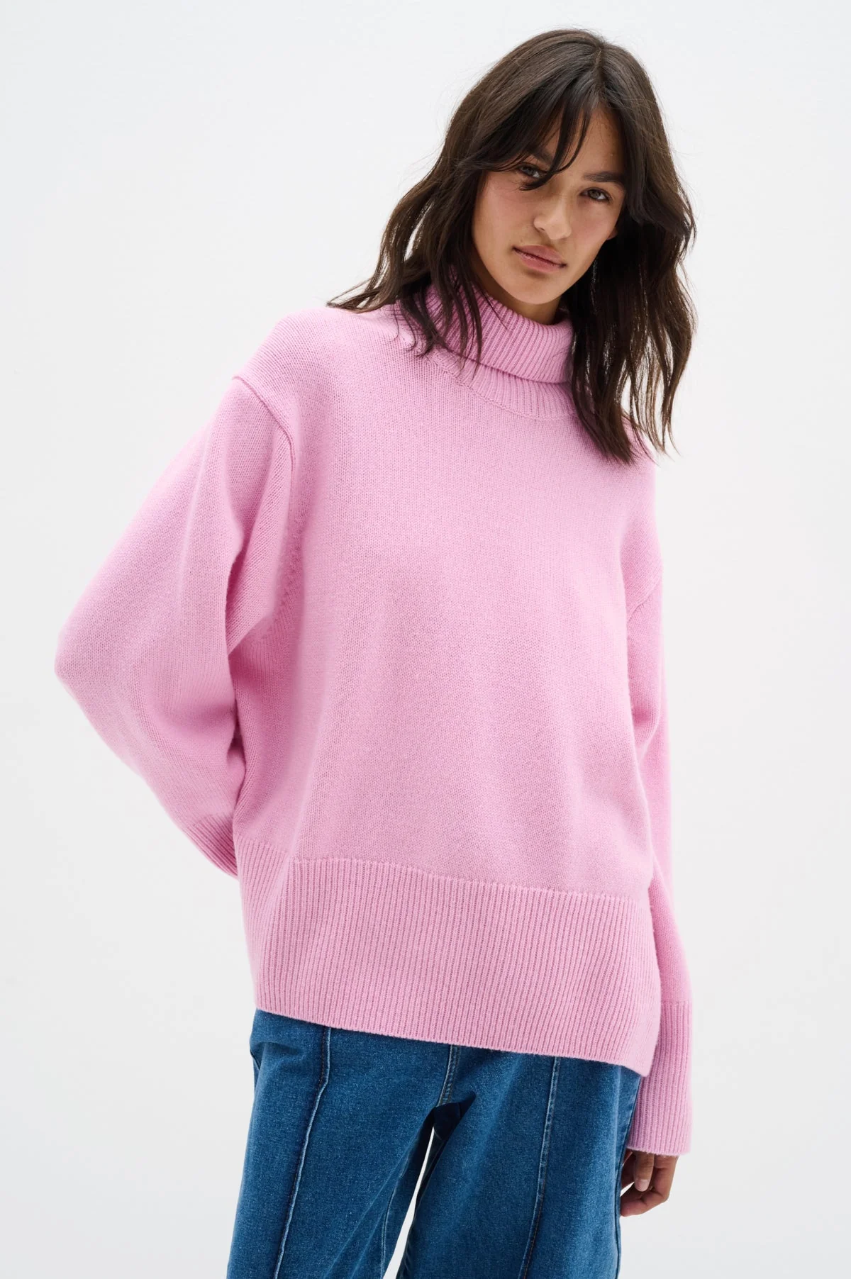 Kaxyiw Turtleneck Pullover Cashmere Rose - Image 4