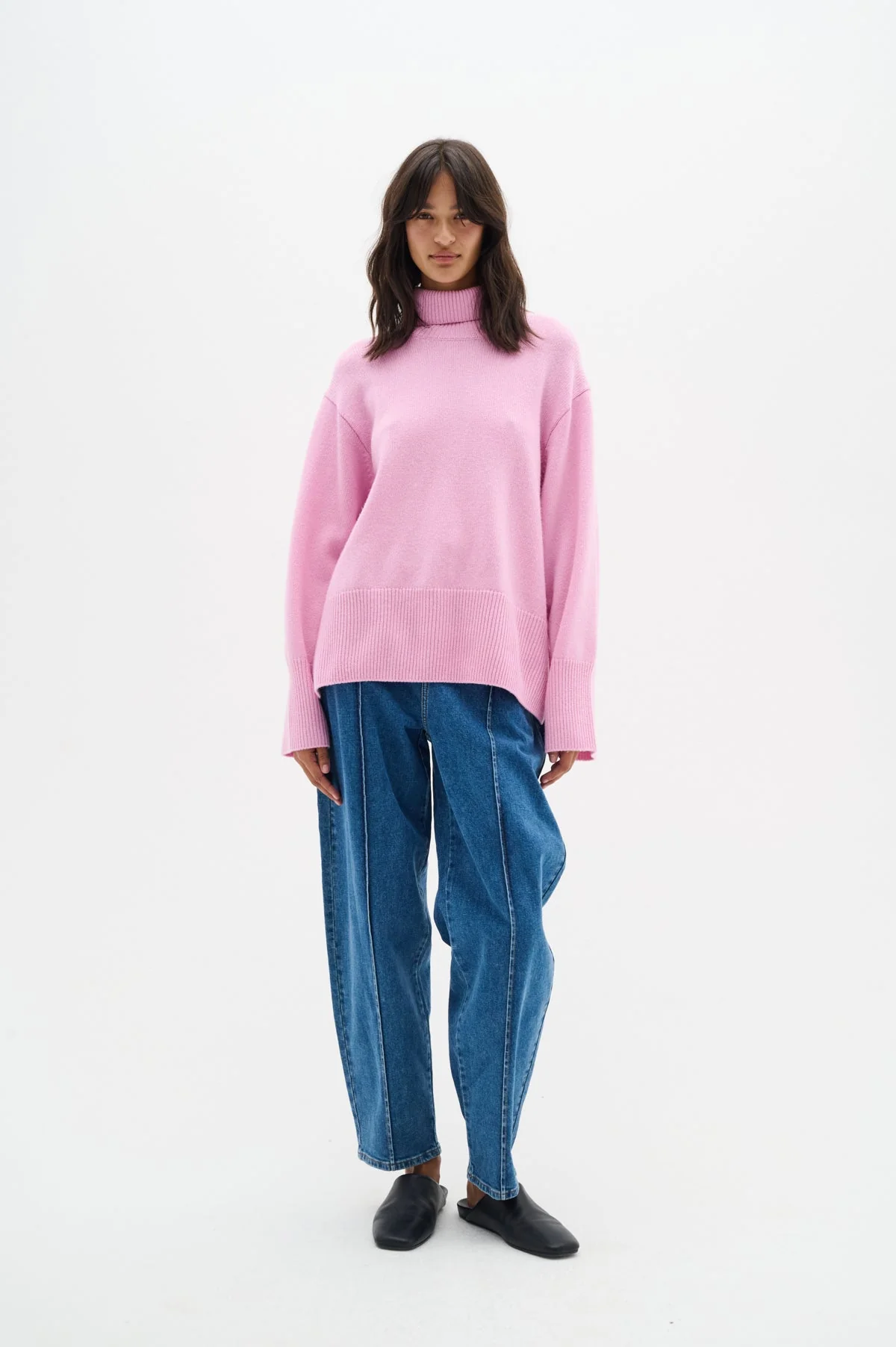 Kaxyiw Turtleneck Pullover Cashmere Rose - Image 5