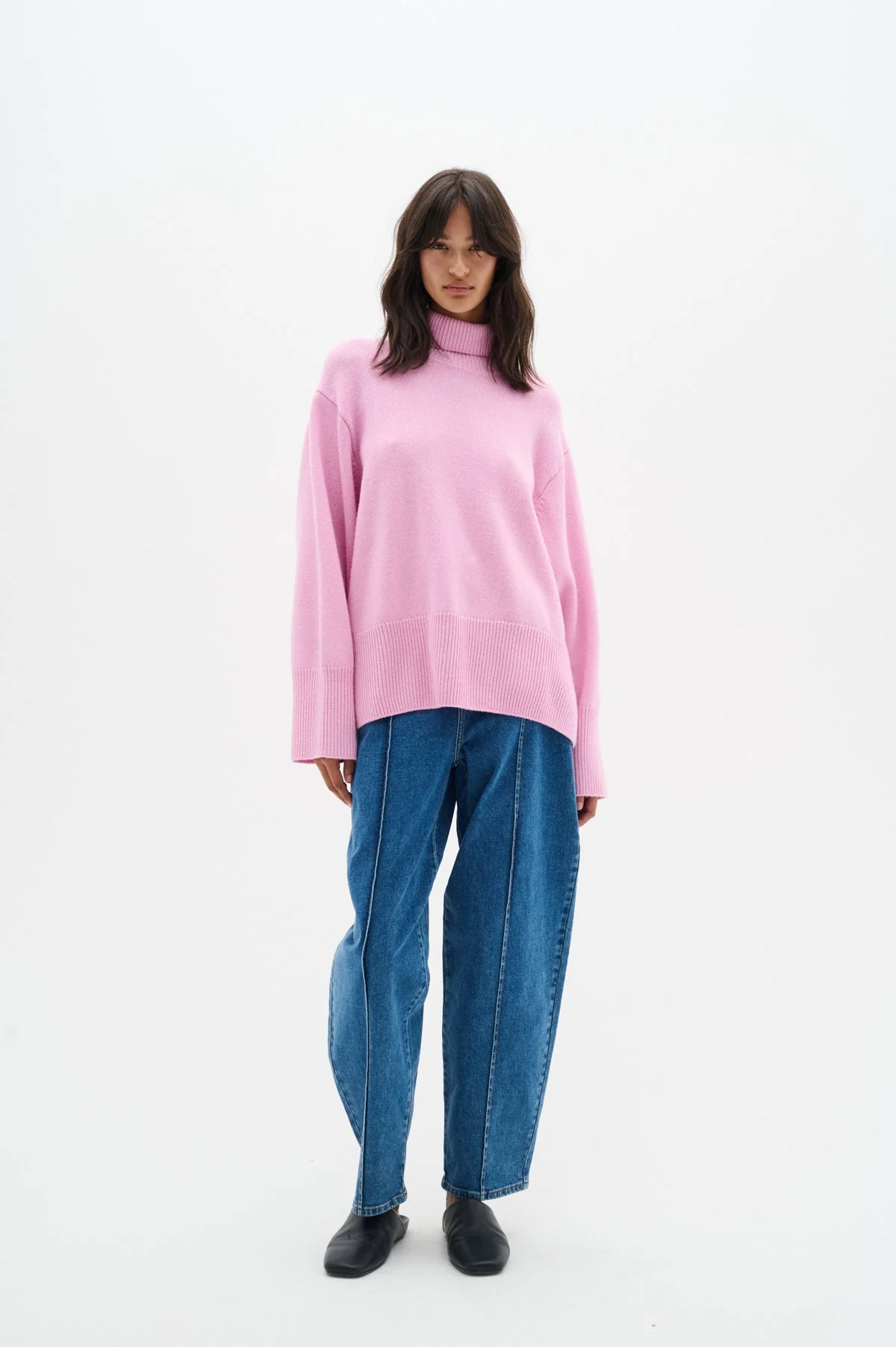 Kaxyiw Turtleneck Pullover Cashmere Rose - Image 7
