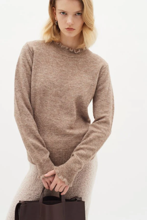 Anajaiw Pullover Sandy Grey Melange - Image 5
