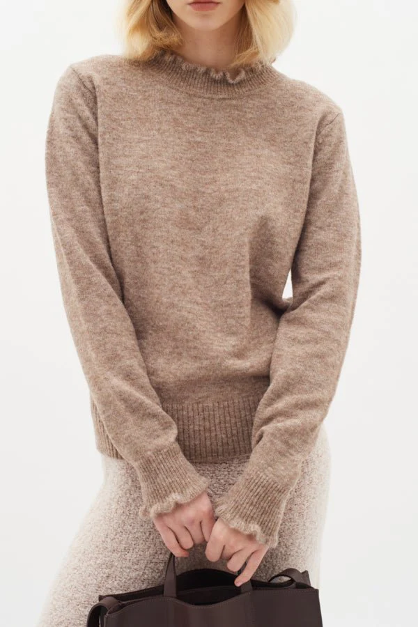 Anajaiw Pullover Sandy Grey Melange - Image 7