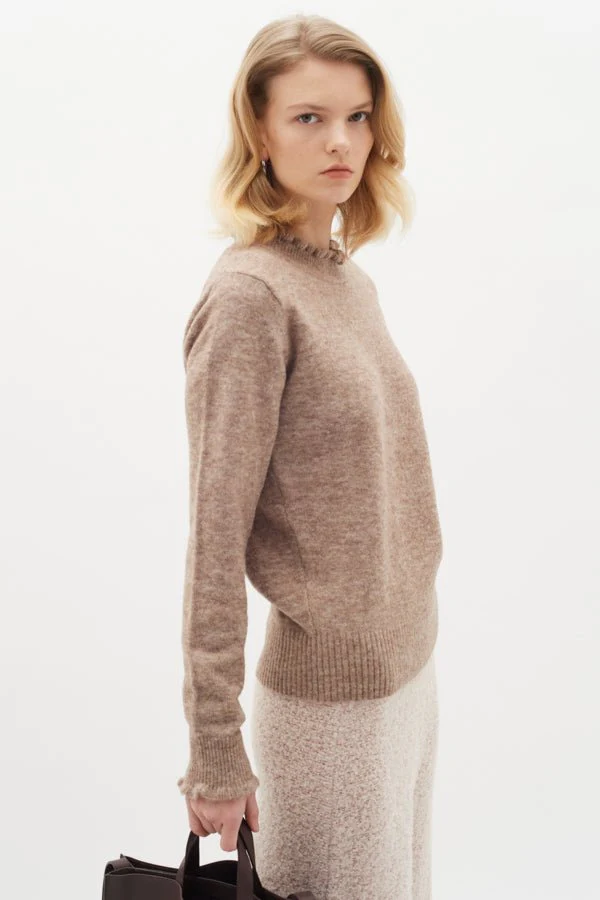 Anajaiw Pullover Sandy Grey Melange - Image 8