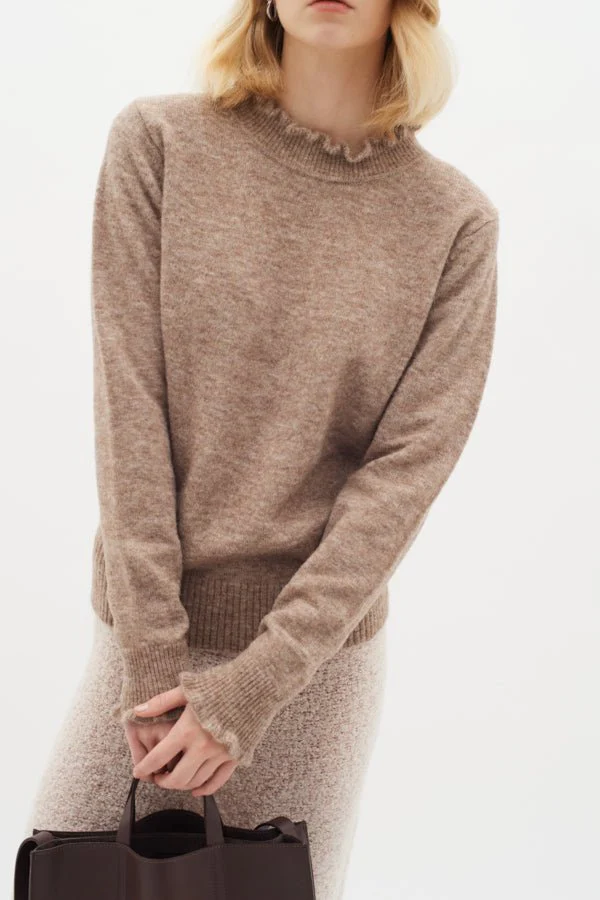 Anajaiw Pullover Sandy Grey Melange - Image 9