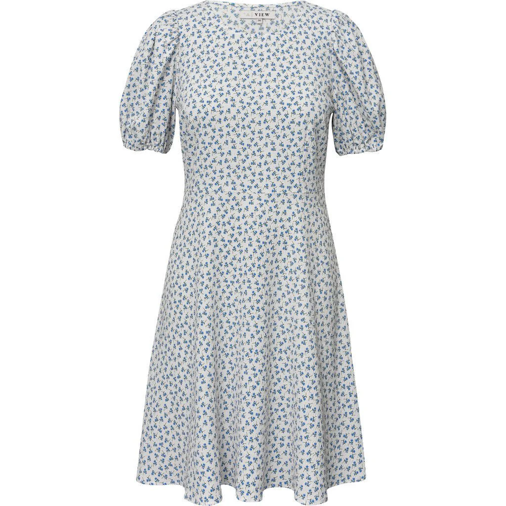 Gino Dress White/Blue