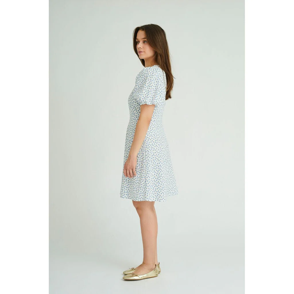 Gino Dress White/Blue - Image 3