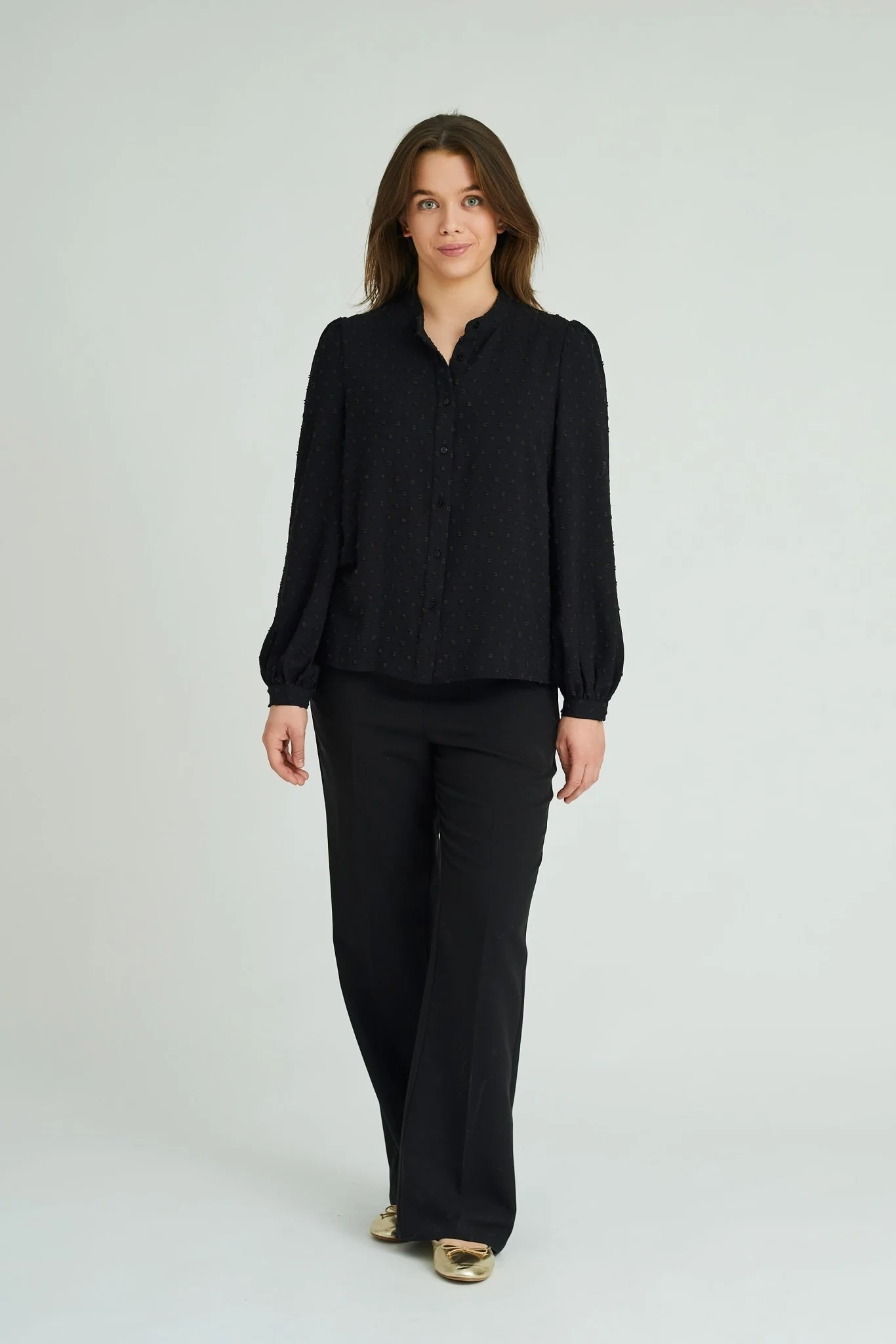 Vanessa L/S Shirt Black - Image 2