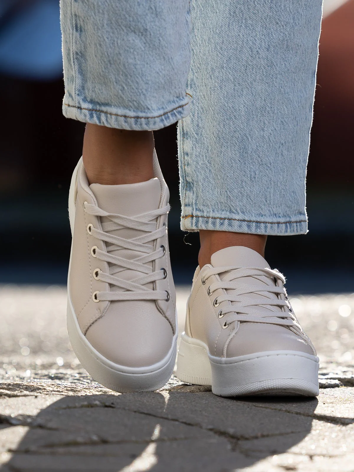 Gorbio Chunky Sneaker Beige - Image 2